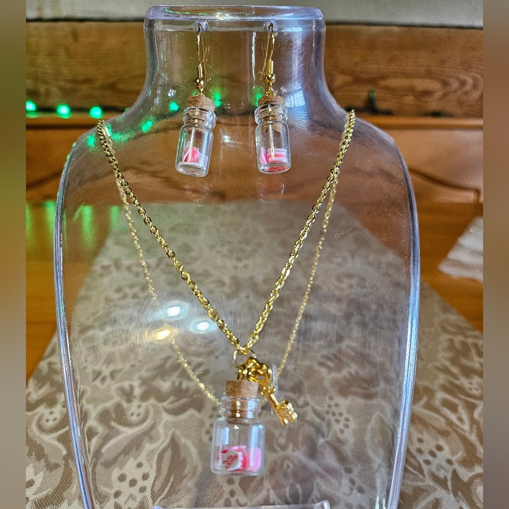 🌺🌺Key To My Heart Jewelry Set